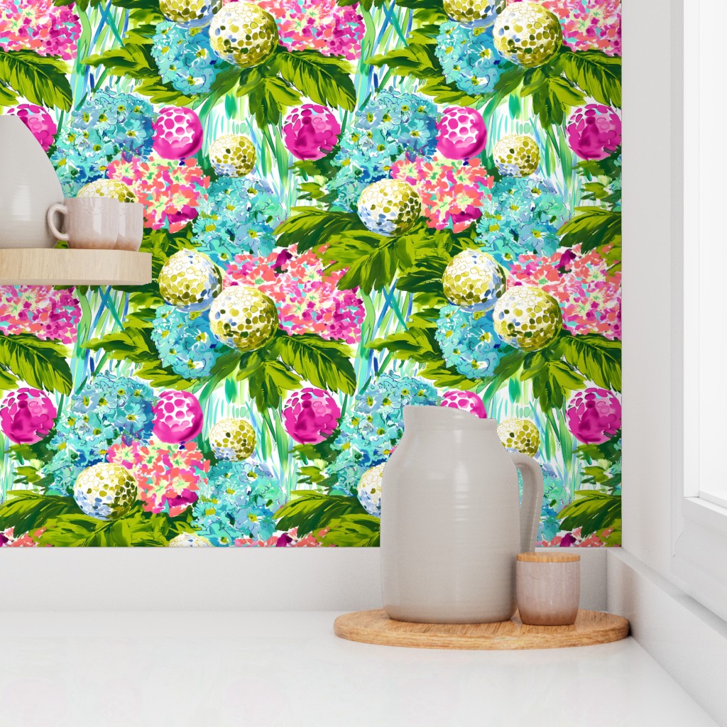 Birdies And Botanicals Golf Design